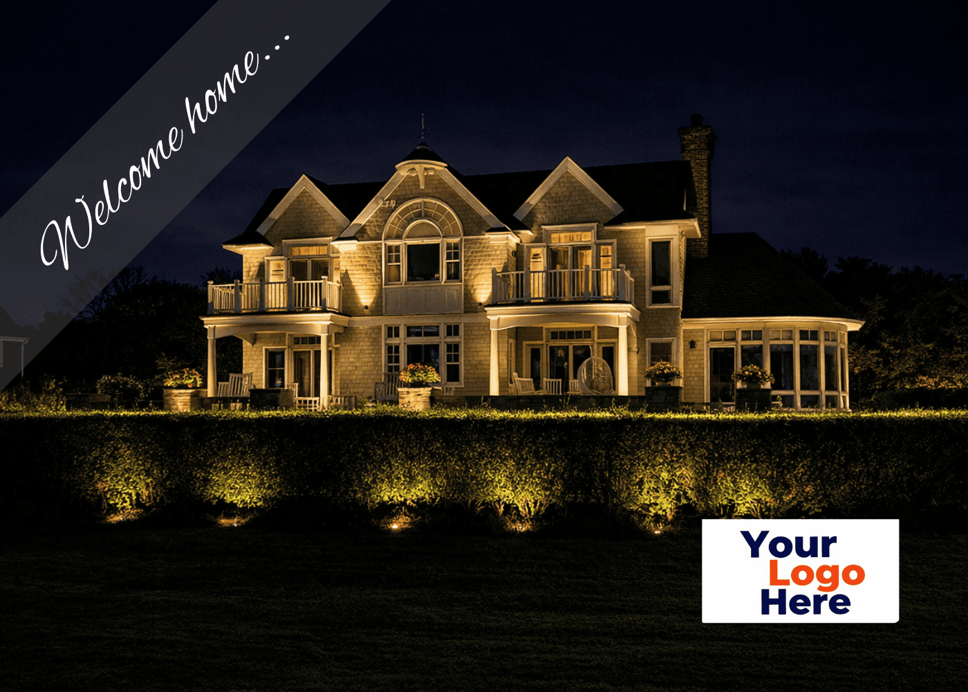 Lighting & Nightscaping postcard front