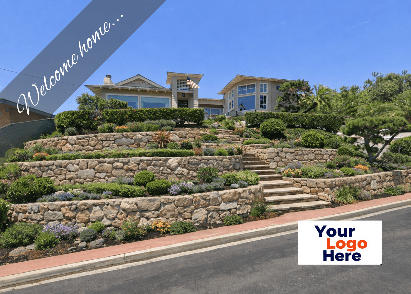 Masonry postcard front